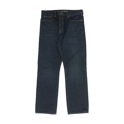Navy Straight Jeans