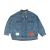 Levi's Blue Solid Denim Jacket – Image 1