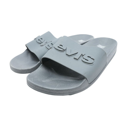 Gray Casual Slide Sandals