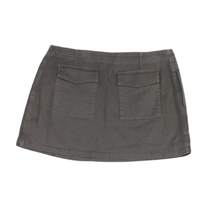 Gray Mini Skirt