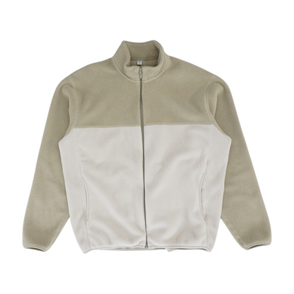 Beige Color Block Jacket