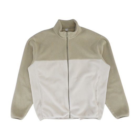 Beige Color Block Jacket
