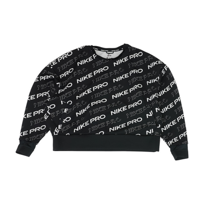 Black Graphic Sweatshirt Pullover