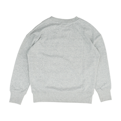 Gray Solid Sweatshirt Pullover
