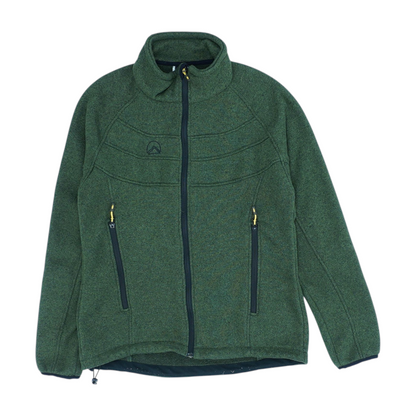 Green Solid Active Jacket