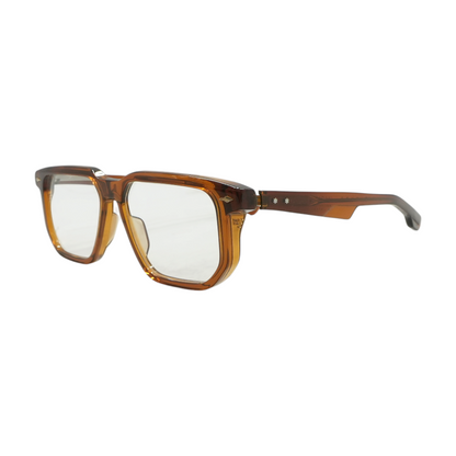 Brown Saburo Square Prescription Eyewear