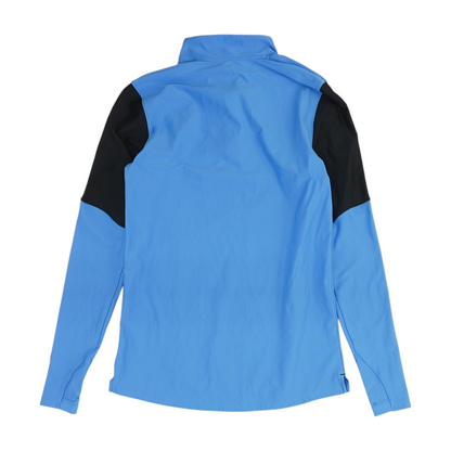 Blue Color Block 1/4 Zip Pullover