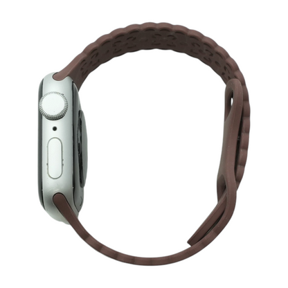 40mm Series SE Silver Smartwatch Brown Band S/M