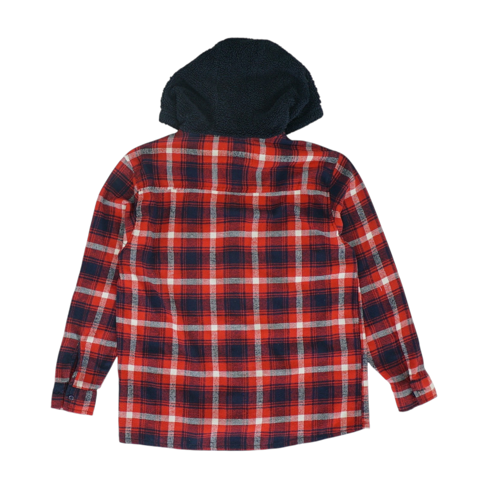 Red Plaid Flannel Button Down