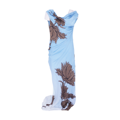 Blue Print Maxi Dress