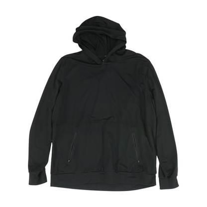 Black Solid Hoodie Pullover