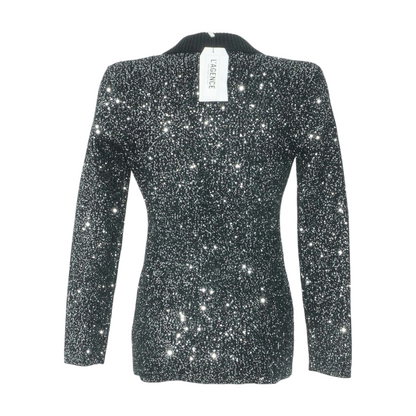 Black and Silver Sequin Jacket