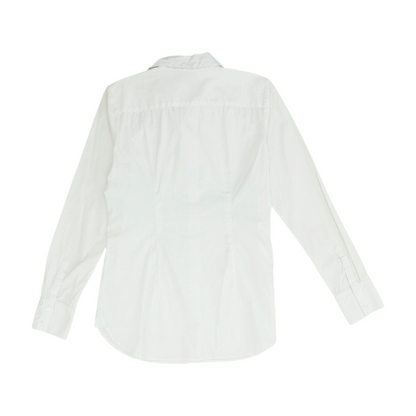 White Tall Button Down