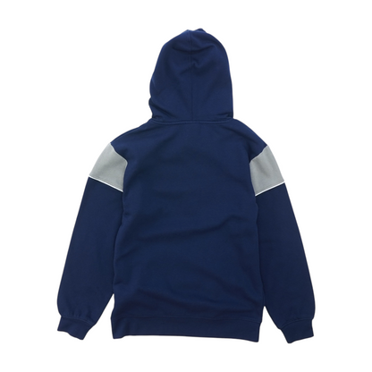 Navy Dallas Cowboys Color Block Hoodie Pullover