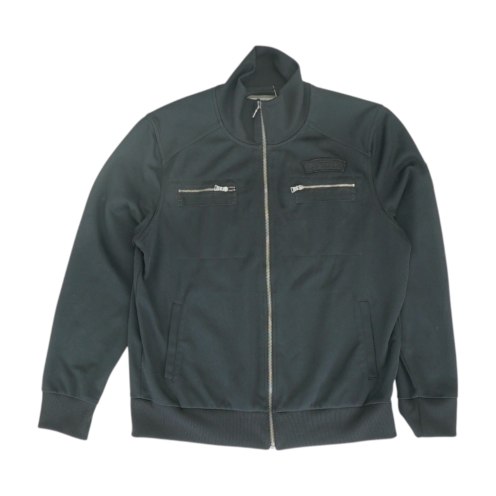 Express Black Solid Jacket – Image 1
