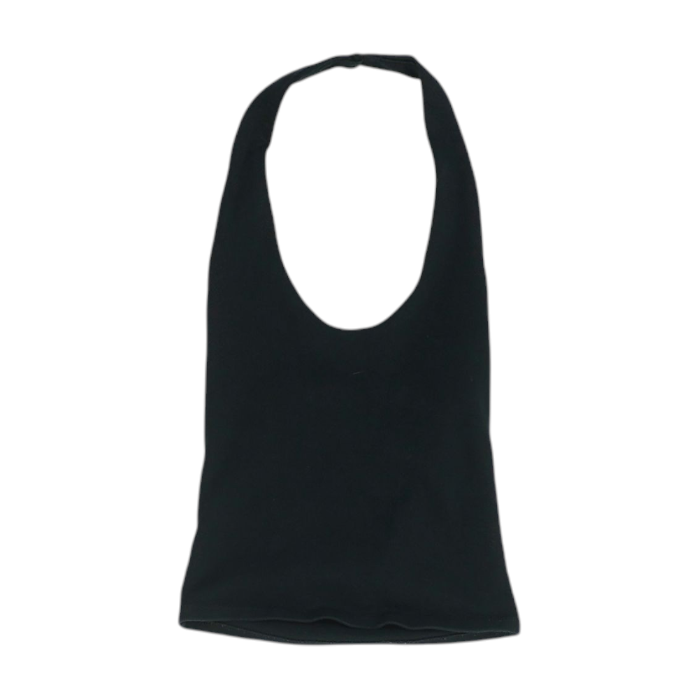 Black Cropped Blouse