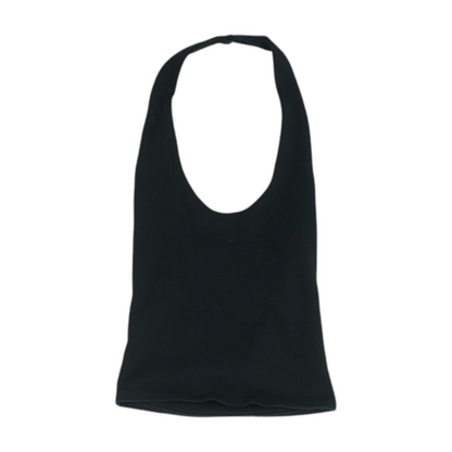 Black Cropped Blouse