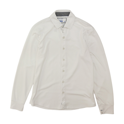 Twillory White Solid Long Sleeve Button Down – Image 1