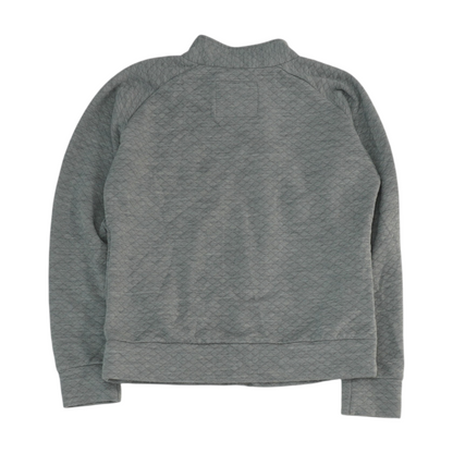 Gray Solid Sweatshirt Pullover