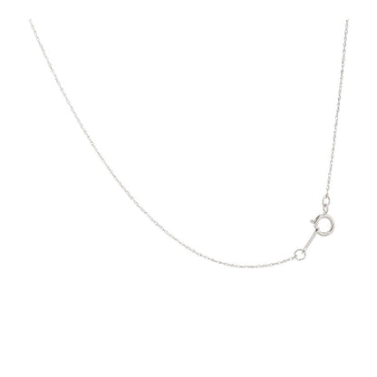 1 Ct 10K White Gold Lab Grown Diamond Baguette Heart Pendant Necklace