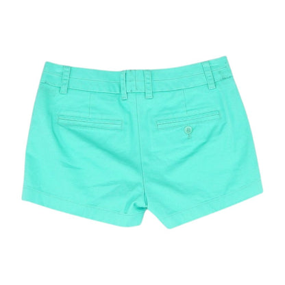 Green Solid Chino Shorts