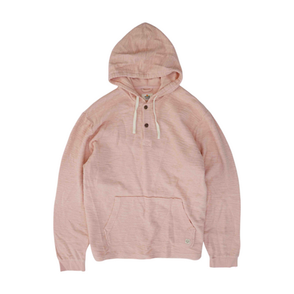 Peach Solid Hoodie Pullover