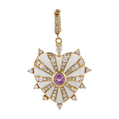 18K Yellow Gold Diamond Pendant