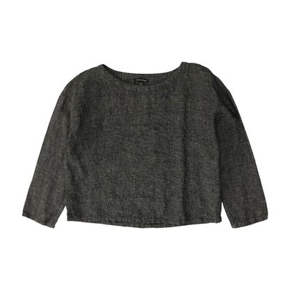 Black Check Blouse