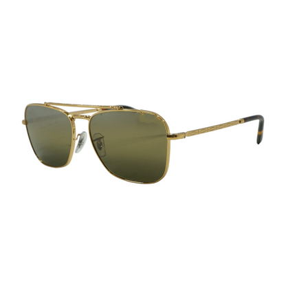 Gold New Caravan Aviator Sunglasses
