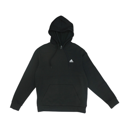 Black Solid Hoodie Pullover