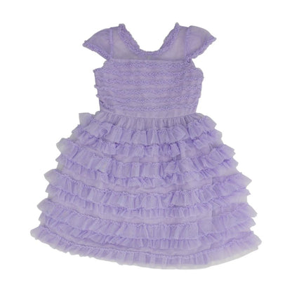Lavender Solid Dress