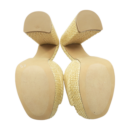 Tan Heeled Sandals