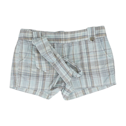 Multi Plaid Chino Shorts