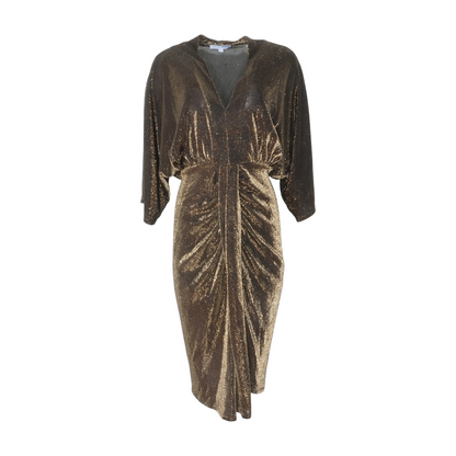 Bronze Midi Dress