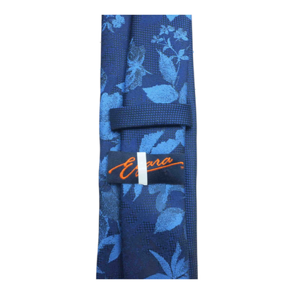 Navy Floral Neck Tie