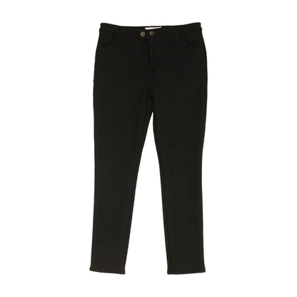 Black Solid Dress Pants