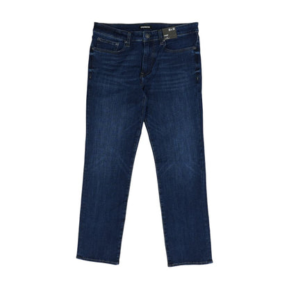 Navy Straight Jeans