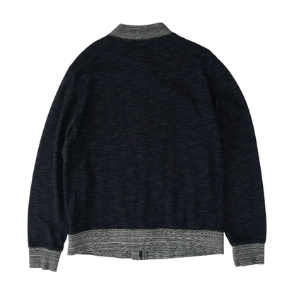 Navy Color Block Jacket
