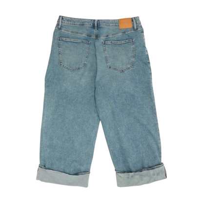 Blue Short Loose Jeans