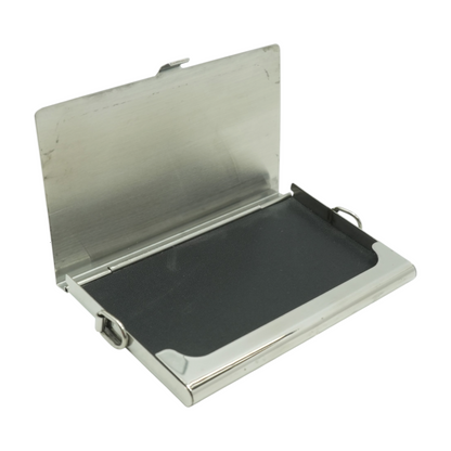 Silver Card Case Wallet