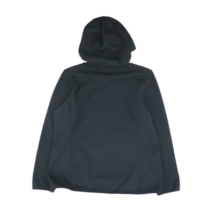 Black Solid Active Jacket