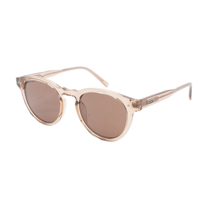 Brown Tate Round Sunglasses