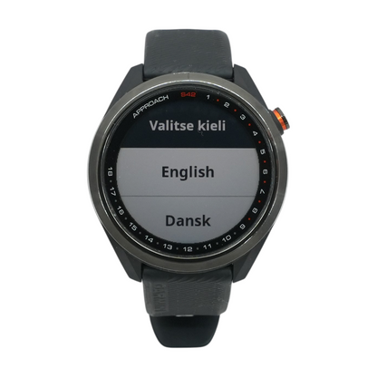 42mm Approach S42 Black Smartwatch Black Band M/L