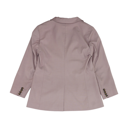 Mauve Solid Blazer