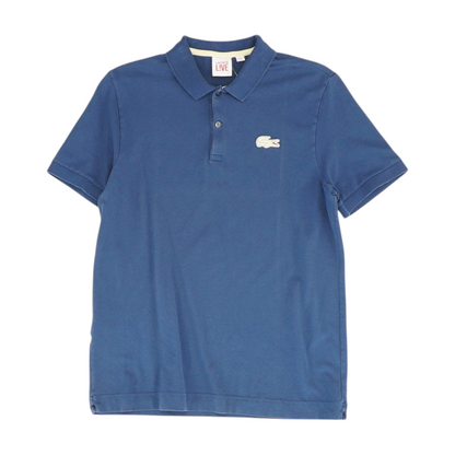 Navy Solid Short Sleeve Polo