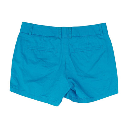 Blue Solid Chino Shorts