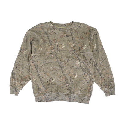 Olive Camo Sweatshirt Pullover