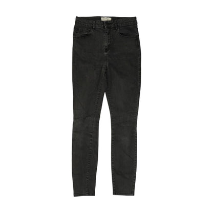 Black High Rise Skinny Leg Jeans
