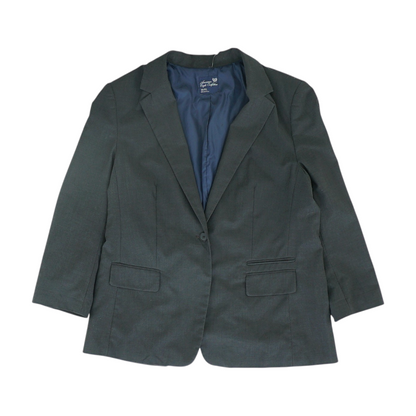 Gray Solid Blazer