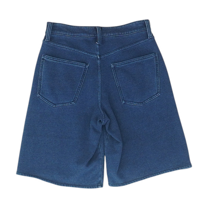 Blue Solid Active Shorts
